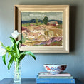 Load image into Gallery viewer, Mid Century Original Landscape Oil Painting From Sweden By G Sandberg