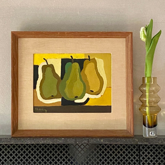 Mid Century Vintage Still Life By E Cederberg Sweden