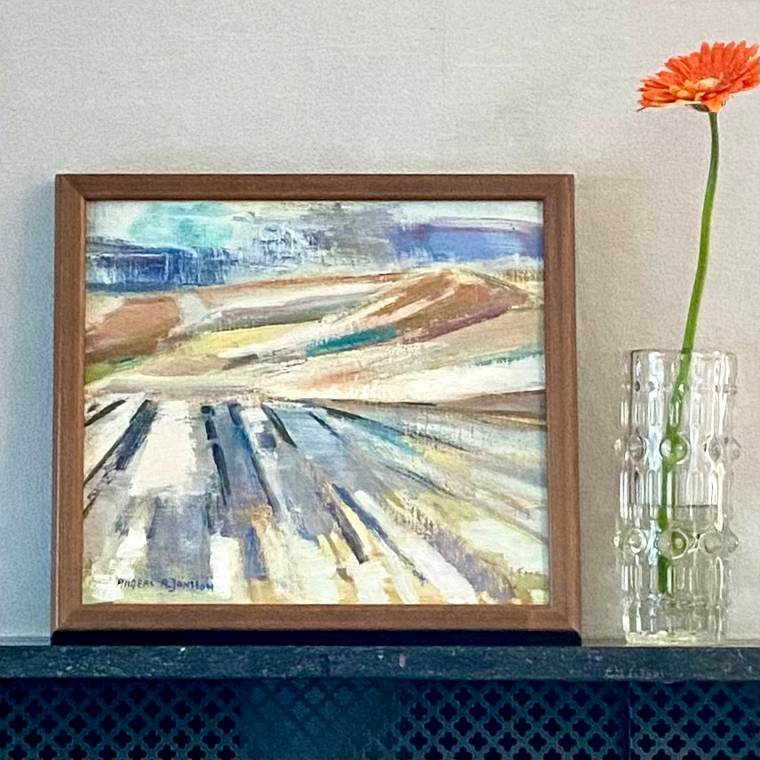 Vintage Mid Century Oil Painting By A A Jönsson Sweden