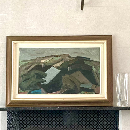 Oil Painting Mid Century Landscape By C Berndtsson Sweden