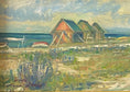 Load image into Gallery viewer, Mid Century Seascape Oil Painting By C Viberg Sweden