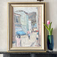 Load image into Gallery viewer, Cityscape Oil Painting Mid Century By C Berndtsson Sweden