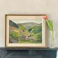 Load image into Gallery viewer, Vintage Landscape Oil Painting From Sweden By S Rudolfsson 1959