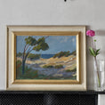 Load image into Gallery viewer, Mid Century Original Coastal Oil Painting From Sweden