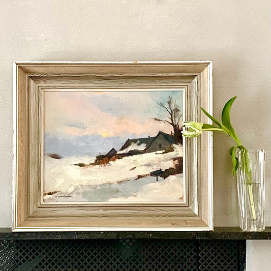 Original Oil Painting Vintage Mid Century By A Aspelin Sweden