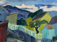 Load image into Gallery viewer, Vintage Art Room Original Landscape Oil Painting by G Turèn Sweden