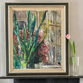 Load image into Gallery viewer, Mid Century Original Floral Still Life Oil Painting from Sweden