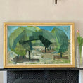 Load image into Gallery viewer, Vintage Art Room Mid Century Landscape Oil Painting By Harry Wichmann From Sweden