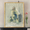 Load image into Gallery viewer, Original Mid Century Figurative Oil Painting From Sweden