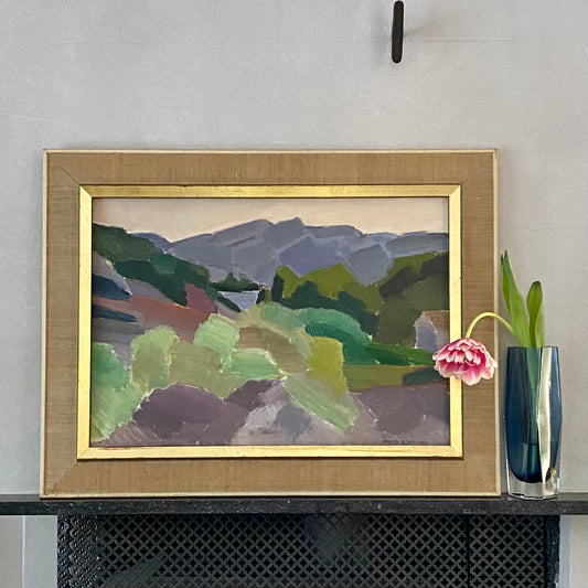 Vintage Original Oil Painting By Listed Artist Anders A Jönsson Sweden