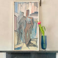 Load image into Gallery viewer, Vintage Mid Century Figurative Oil Painting From Sweden