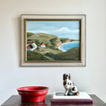 Load image into Gallery viewer, Mid Century Vintage Seascape Oil Painting From Sweden