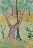 Load image into Gallery viewer, Mid Century Original Landscape By G Karlmark Sweden