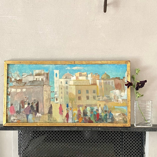 Original Oil Painting Vintage Mid Century By E Munktell Sweden