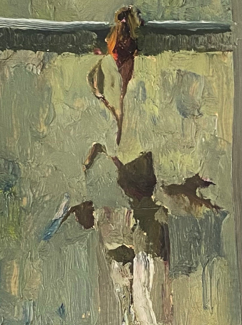 Mid Century Original Still Life Oil Painting By G Persson Sweden 1968