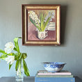 Load image into Gallery viewer, RESERVED LOUISE Swedish Vintage Art Still Life Oil Painting