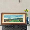 Load image into Gallery viewer, Vintage Mid Century Landscape Painting By G Berglund Sweden