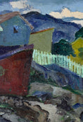 Load image into Gallery viewer, Vintage Art Room Original Landscape Oil Painting by G Turèn Sweden