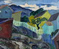 Load image into Gallery viewer, Vintage Art Room Original Landscape Oil Painting by G Turèn Sweden