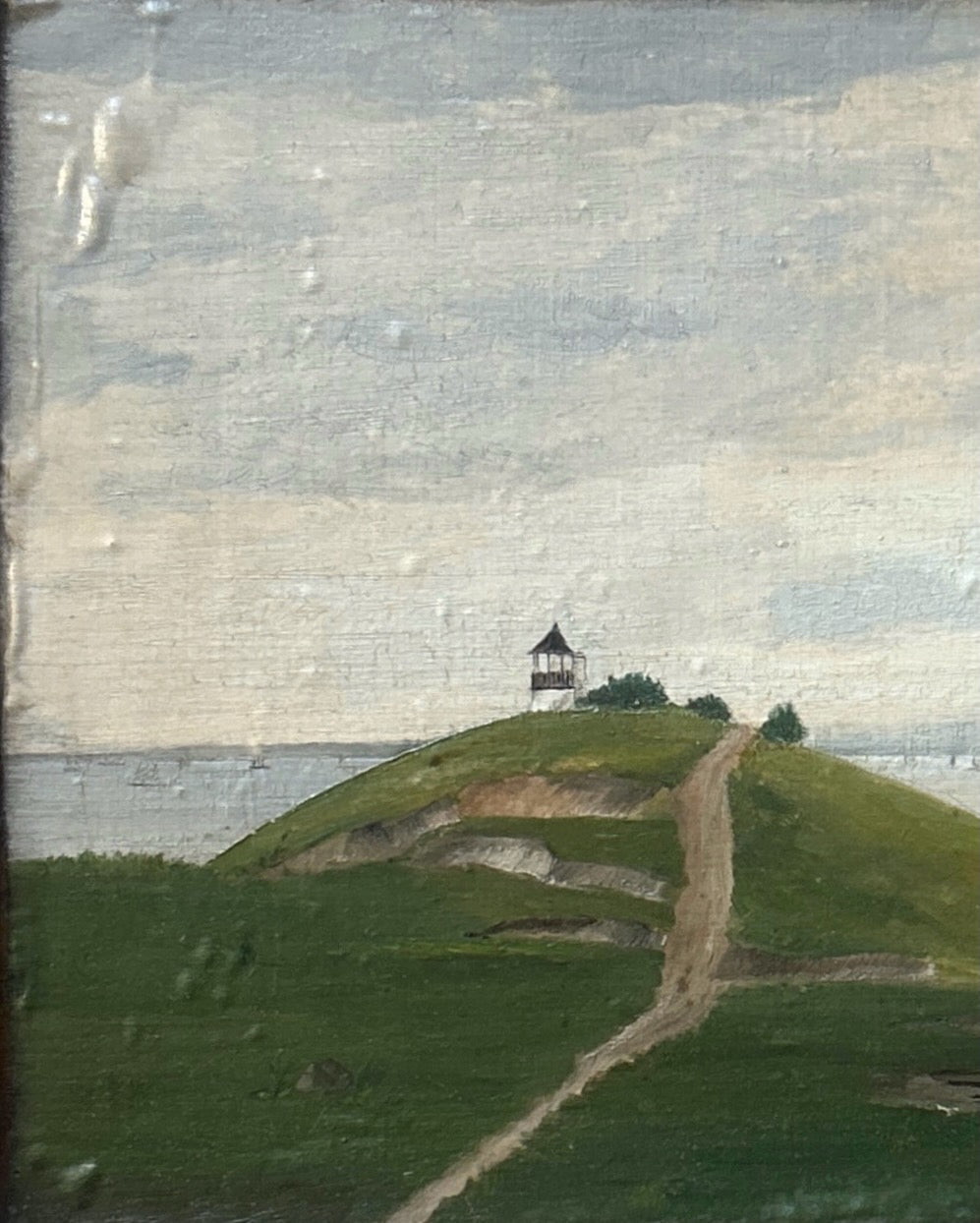 Vintage Original Landscape Oil Painting from Sweden