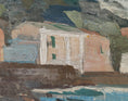 Load image into Gallery viewer, Vintage Art Mid Century Coastal Oil Painting from Sweden
