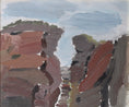 Load image into Gallery viewer, Vintage Art Room Mid Century Original Coastal Landscape from Sweden
