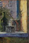 Load image into Gallery viewer, Vintage Art Room Mid Century Still Life Oil Painting From Sweden
