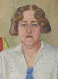 Load image into Gallery viewer, Vintage Art Room Portrait Sweden by S Östberg 1933
