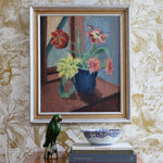 Vintage Mid Century Still Life of Tulips From Sweden