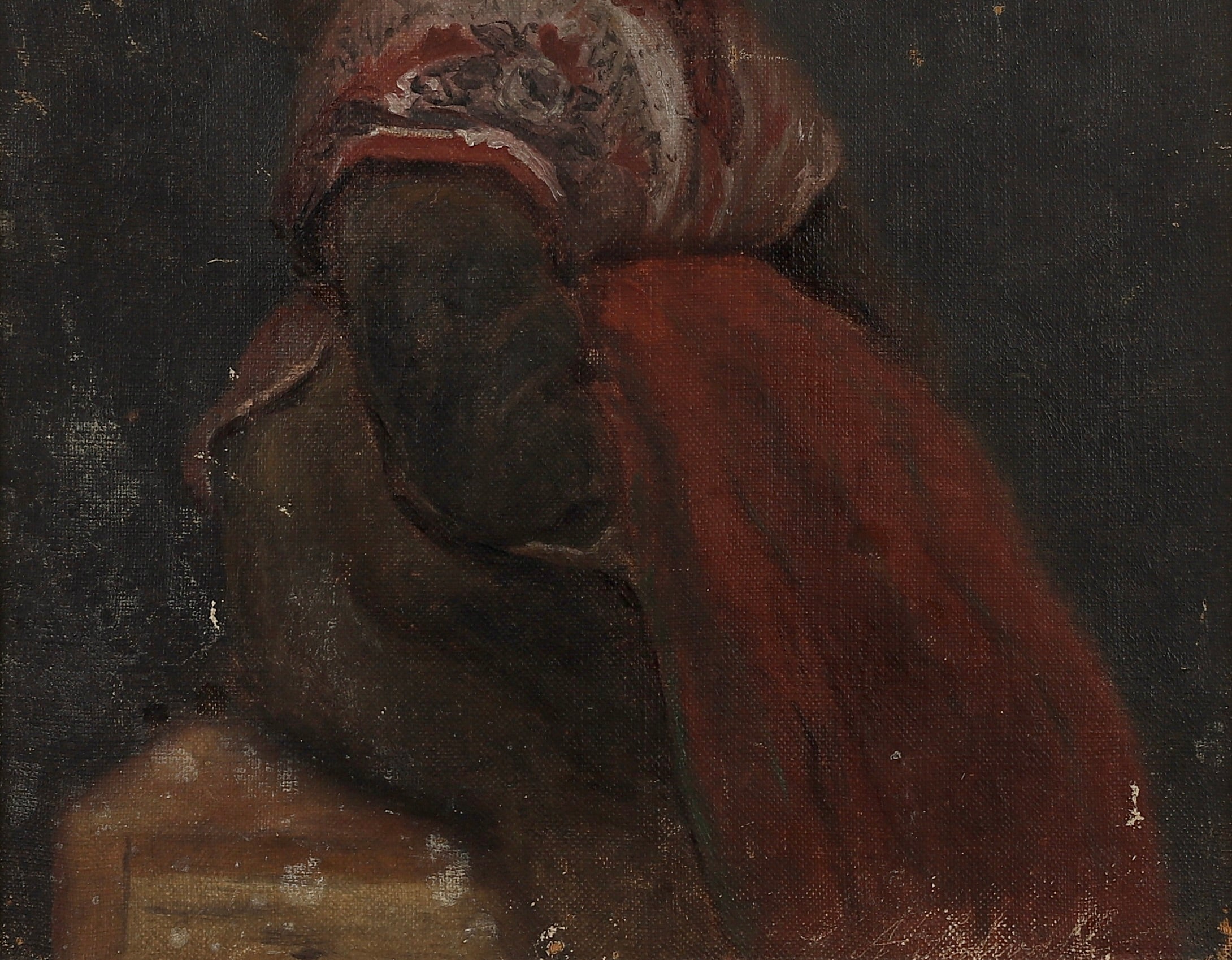 Vintage Art Room  Girl's Portrait Sweden