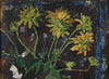 Swedish Mid Century Vintage Art Floral Still Life Oil Painting