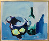 Vintage Mid Century Still Life Oil Painting From Sweden