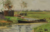 Mid Century Original Landscape Oil Painting From Sweden