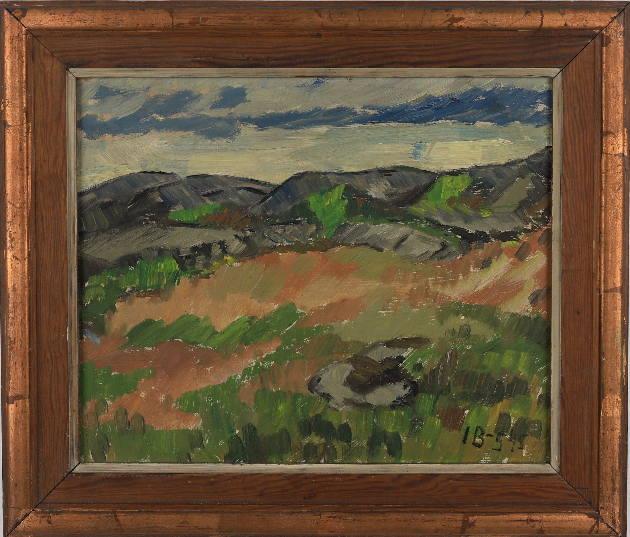 Vintage Art Room Mid Century Original Landscape from Sweden