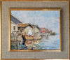 Mid Century Original Oil Painting From Sweden by K Norrman