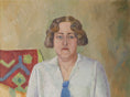 Load image into Gallery viewer, Vintage Art Room Portrait Sweden by S Östberg 1933
