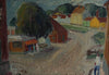 Vintage Mid Century Oil Painting by I Linder from Sweden