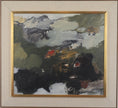 Load image into Gallery viewer, Mid Century Abstract Oil Painting From Sweden 1966
