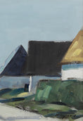 Load image into Gallery viewer, Original Vintage Mid Century Farmhouse Oil Painting Sweden
