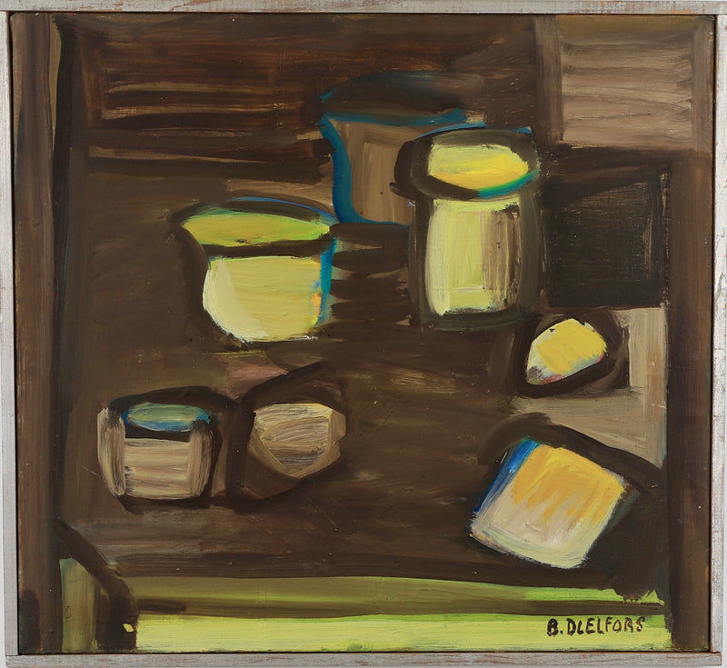 Mid Century Still Life By B Delefors Sweden