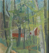 Vintage Landscape Oil Painting From Sweden by J Bören