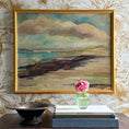 Load image into Gallery viewer, Vintage Original Coastal Oil Painting By H Ripa From Sweden 1944
