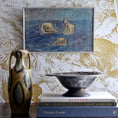 Load image into Gallery viewer, Swedish Mid Century Vintage Art Still Life Oil Painting

