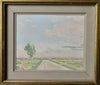 Swedish Vintage Landscape Oil Painting From Sweden