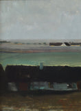 Load image into Gallery viewer, Mid Century Original Landscape Oil Painting from Sweden
