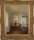 Load image into Gallery viewer, Vintage Art Room Original Interior Oil Painting from Sweden
