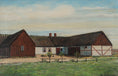 Load image into Gallery viewer, Original Vintage Farmhouse Oil Painting from Sweden
