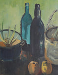 Load image into Gallery viewer, Mid Century Vintage Kitchen Still Life Painting from Sweden
