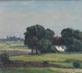 Load image into Gallery viewer, Mid Century Original Vintage Farmhouse Oil Painting from Sweden

