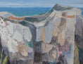 Load image into Gallery viewer, Mid Century Vintage Seascape Painting From Sweden by R Ring
